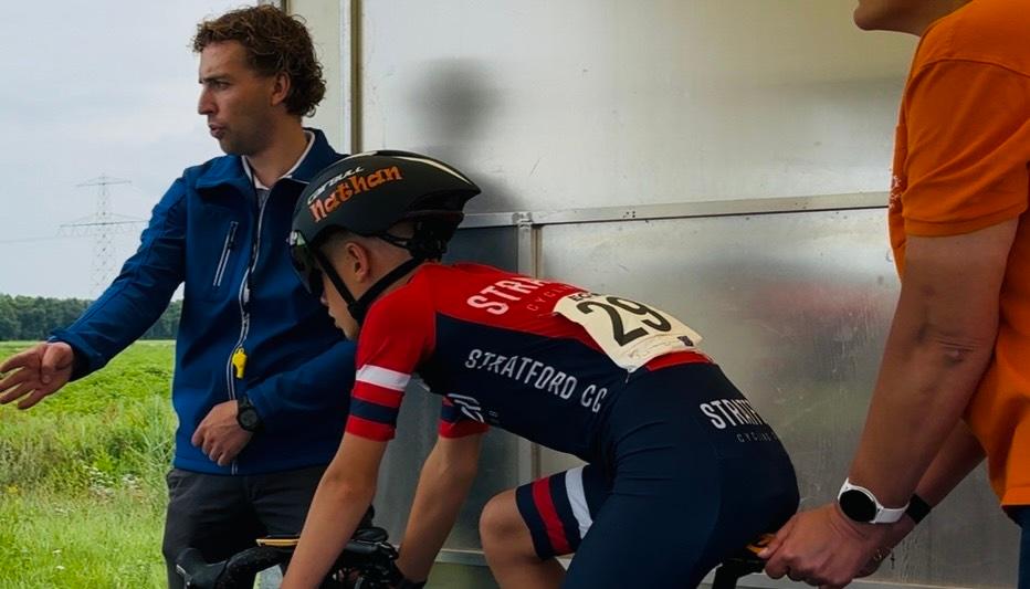 Nathan on the ITT start ramp.