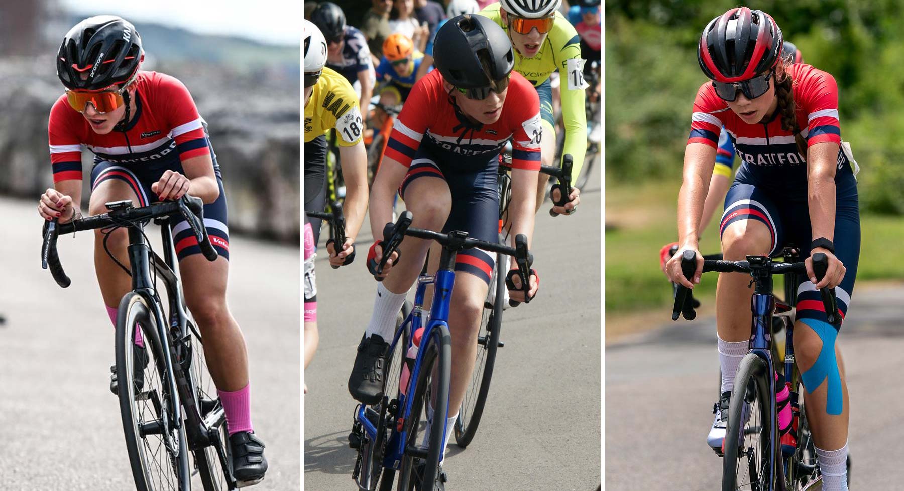 Scarlett, Charlie and Jorgie competed nationwide supported by the Jim Ridler Bursary.