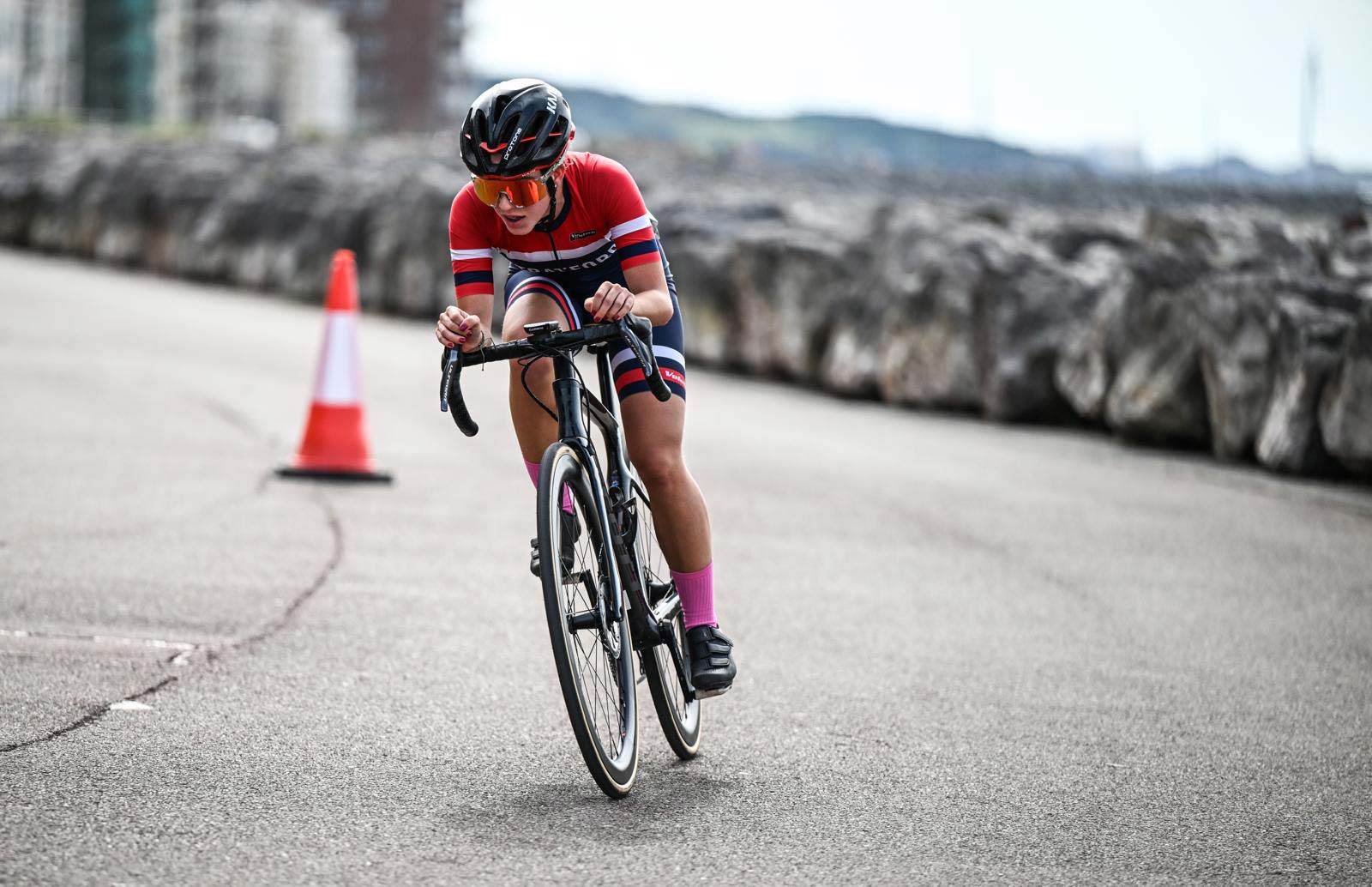 Scarlett competes in the TT at Morecambe.