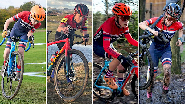 Issac, Jorgie, Nathan and Scarlett made the most of their Jim Ridler bursary during the cyclocross season.