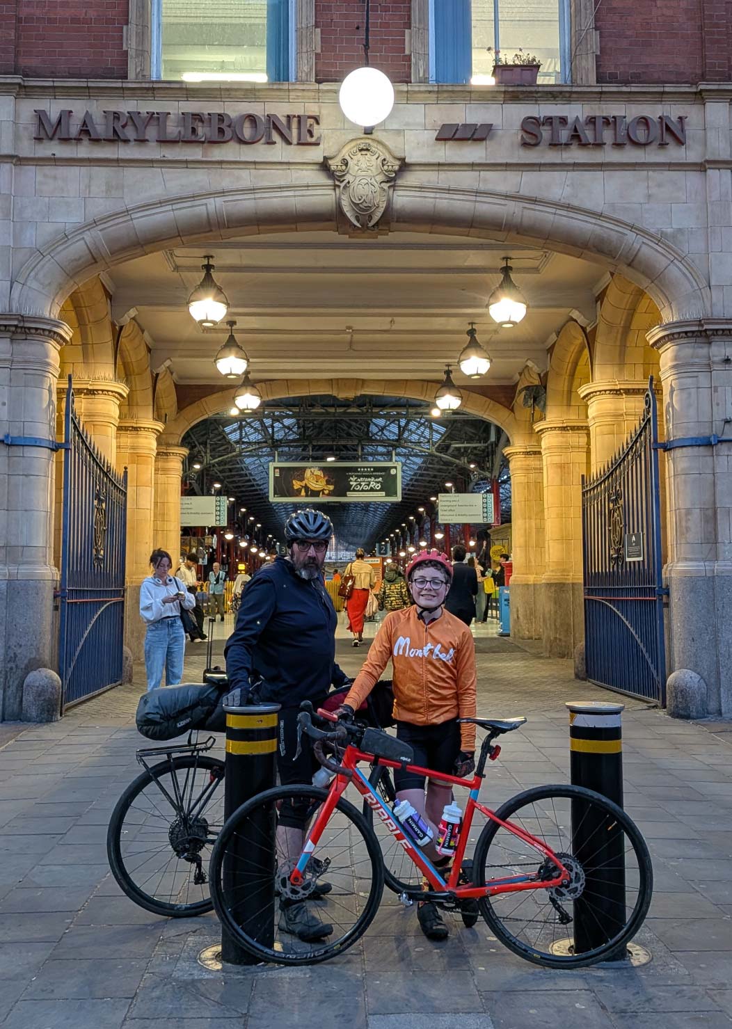 Marylebone station was a welcome sight.