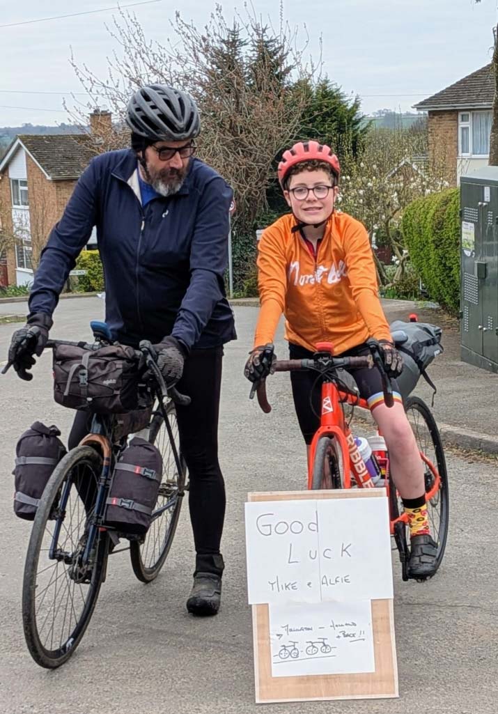 The epic journy begins.